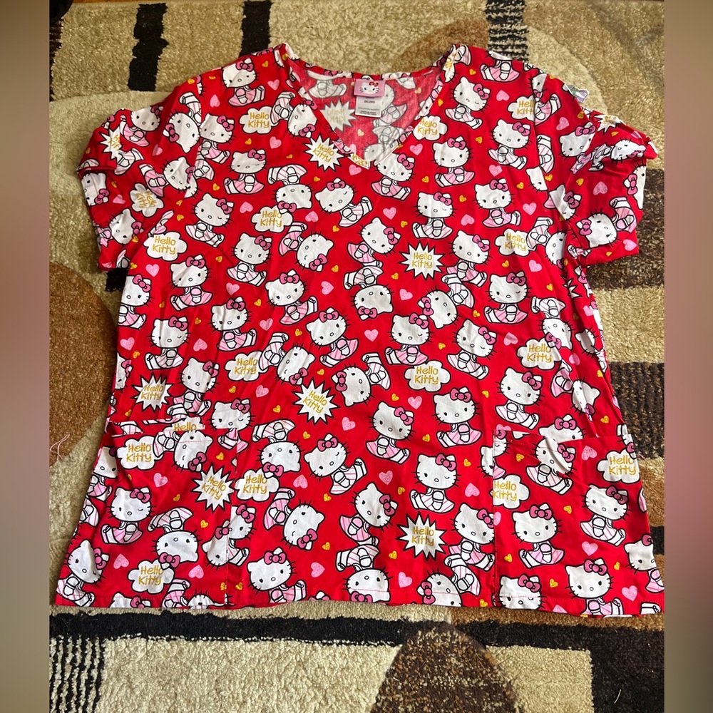 Hello Kitty Scrub Shirt
